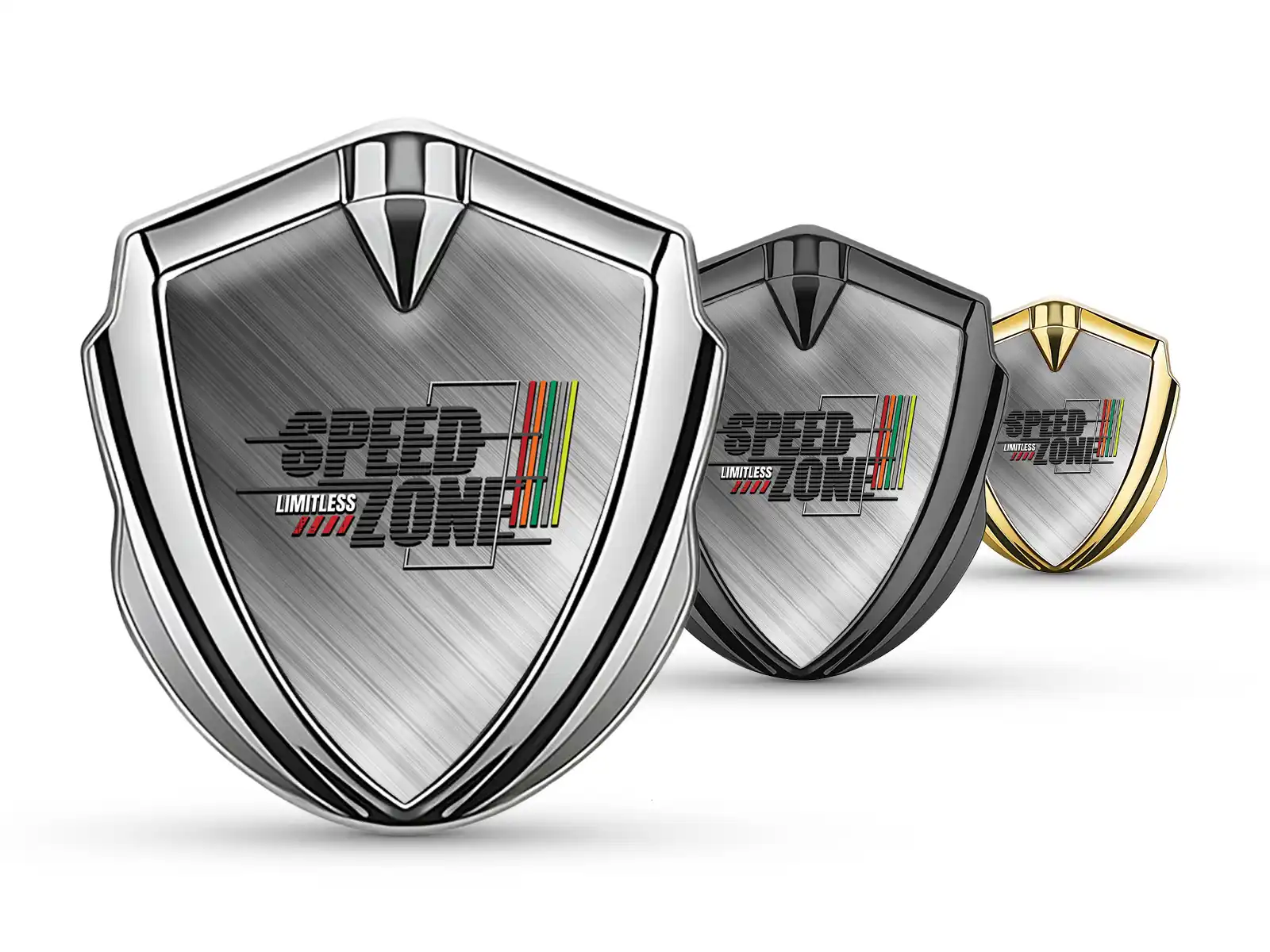 Custom Metal Emblems Minimal Style Universal